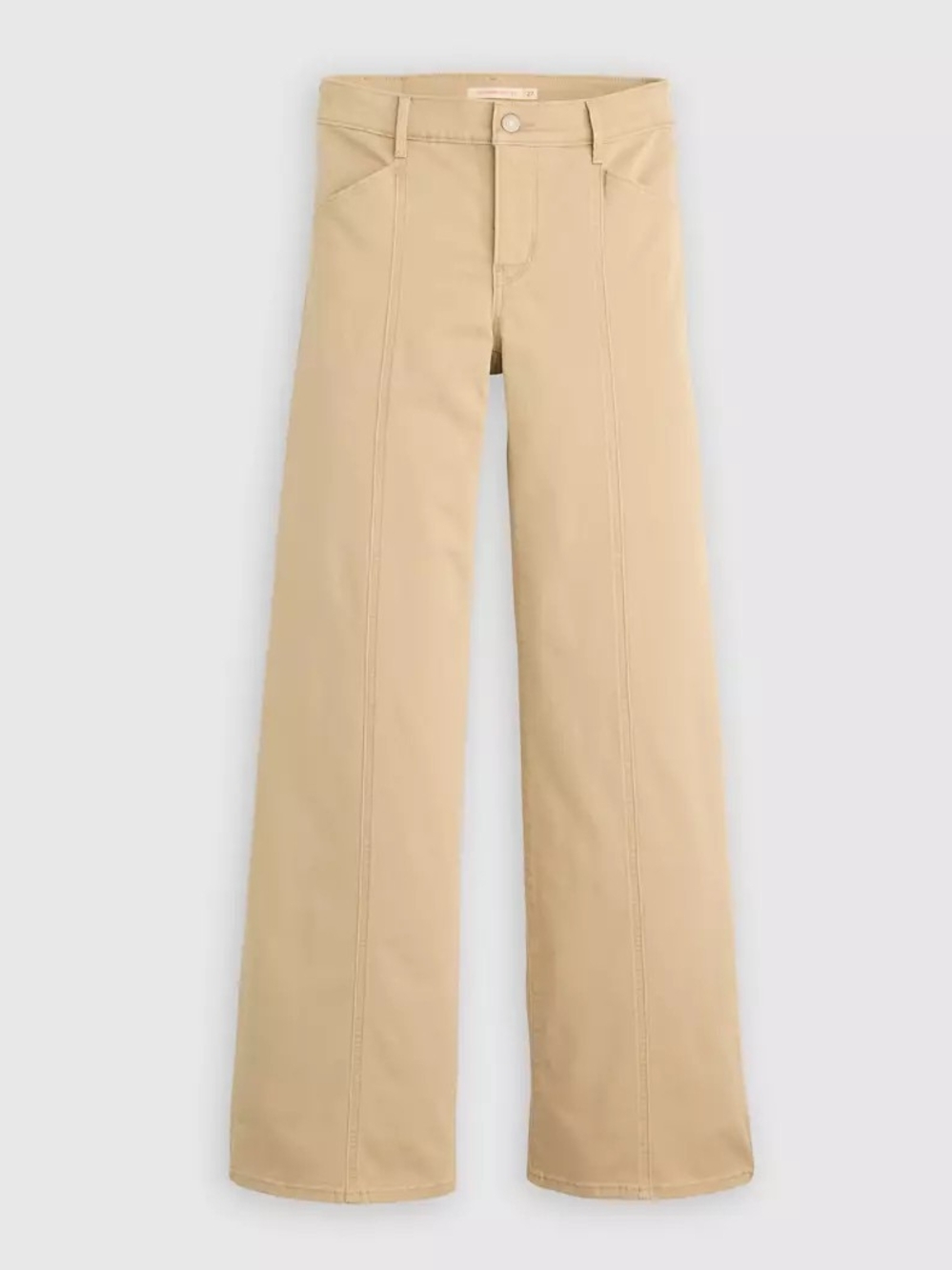 NWT Levi’s 318 Seamed Wide-Leg Jeans Tan Travertine Size 31x32